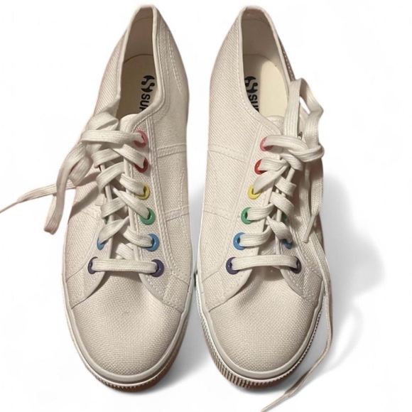 Superga Shoes - Superga platform sneakers, size 9.5